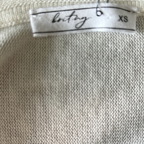 NWT Brit NY Pullover Cashmere blend Sweater stars size XS - Picture 6 of 6